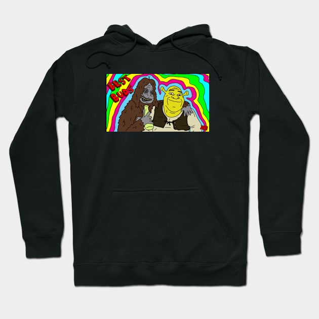 Sassy The Sasquatch Best Friend Hoodie by Geometc Style